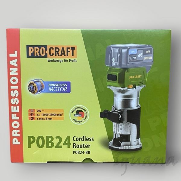 Акумуляторний фрезер Procraft POB24 (без АКБ і ЗП) 030268 фото