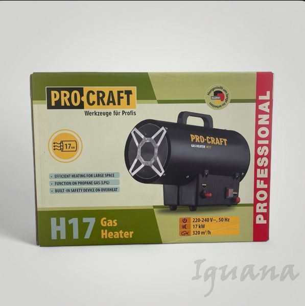 Газовая тепловая пушка Procraft H17 (воздухонагреватель) 000171 фото