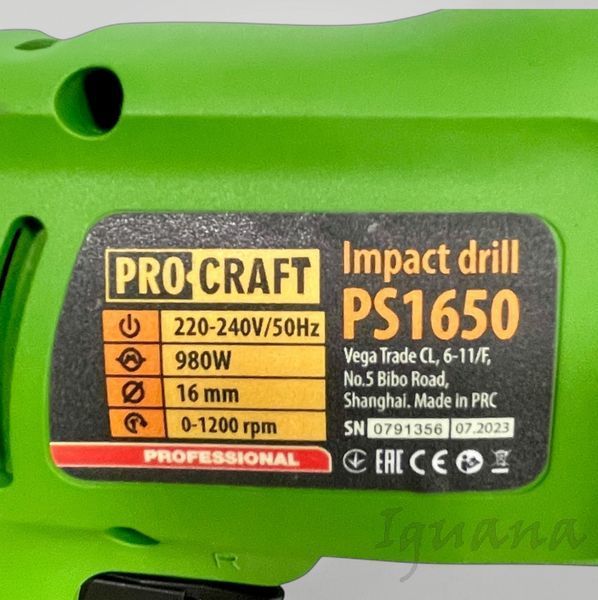 Дриль Procraft PS1650 016501 фото