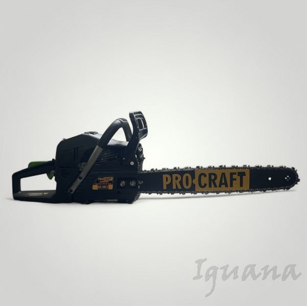 Бензопила ланцюгова PRO CRAFT GS-50/2 (шина+ланцюг 45, шина+ланцюг 40) 600502 фото