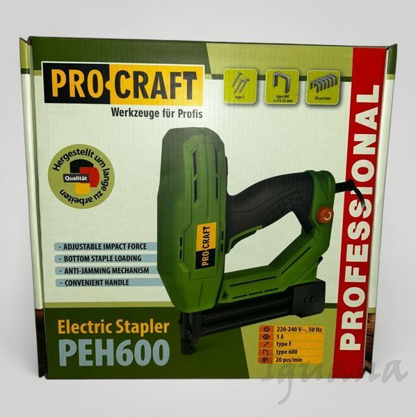 Степлер электрический PROCRAFT РЕН600 000600 фото
