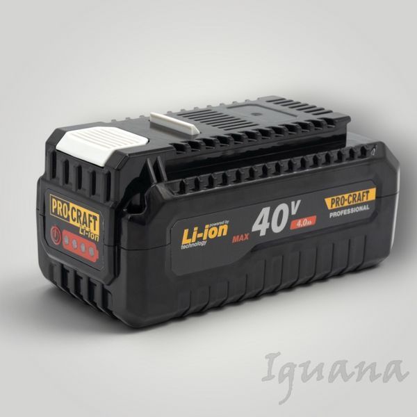 Акумуляторна батарея Procraft Battery40/4, 40 В, 4 А&middot;год 000404 фото