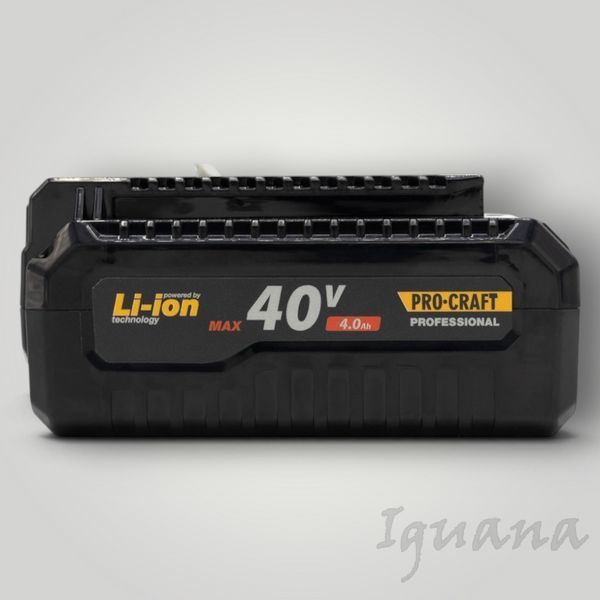 Акумуляторна батарея Procraft Battery40/4, 40 В, 4 А&middot;год 000404 фото