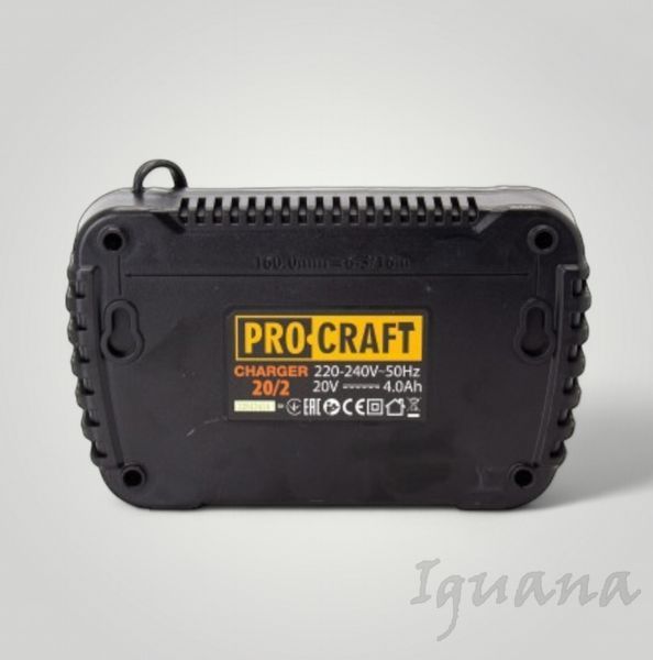Зарядное устройство для PROCRAFT 20/2 UNIVERSAL 030202 фото