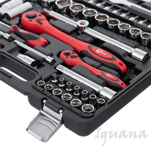 Професиональный набор инструментов 1/2", 1/4", 82 ед., Cr-V Intertool ET-6082 ET-6082 фото